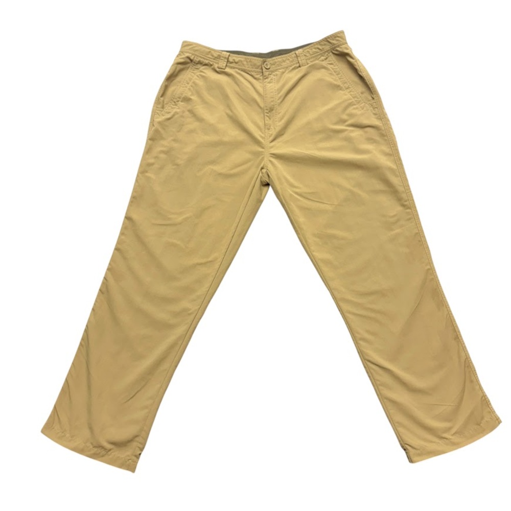 Rohan Fusion Trousers Mens Tan Khaki Hiking Performance Utility Pants Size 38R